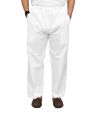 White Cotton Pajama loose Cut Trouser & Loose fit..