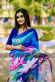 Chanderi Silk Digital Printed tassel Saree Soft and comfortable 13 Hand Saree For Women.