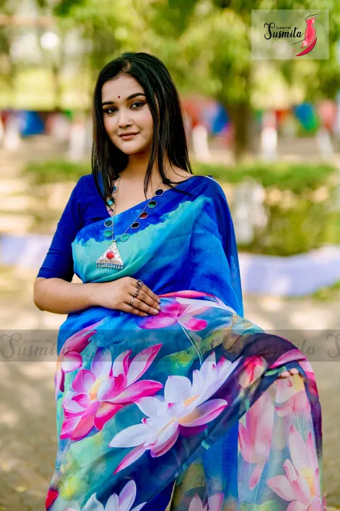 Chanderi%20Silk%20Digital%20Printed%20tassel%20Saree%20Soft%20and%20comfortable%2013%20Hand%20Saree%20For%20Women%20-%20Image%203