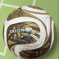 FOOTBALL FIFA World cup - 2026 Sports Match Quality Football is white in color with an Excellent graphics Ball Size 5 Trionda Model-3 GOLDEN COLOUR.