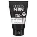 Pond's Men Bright Boost Brightening + Dark Spots Cleanser Facial Scrub Wash 100g. 