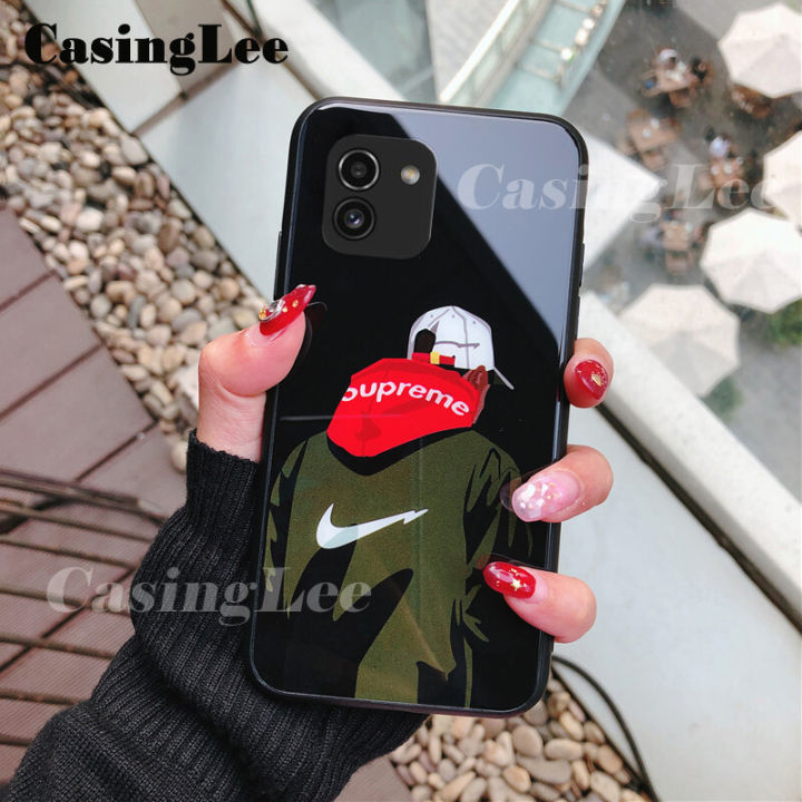 Casinglee%20for%20Samsung%20Galaxy%20A03%20Case%20Tempered%20Glass%20Protector%20Mirror%20Couple%20Back%20Cover%20SUP%20Supreme%20Design%20Samsung%20A03%20case%20cover%20For%20girls%20and%20Boys%20-%20Image%206