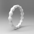 Medical Grade Logo Custom Silicone Rubber Finger Wedding Rings for men. 