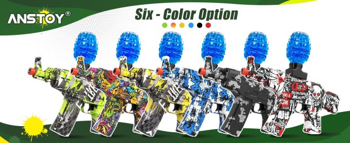 Electric Gel Ball Blaster, High-Speed Gelfire Blaster for Orbeez with Eyewear, Splatter Ball Toys for Outdoor Shooting Game Party Gift Ages 14