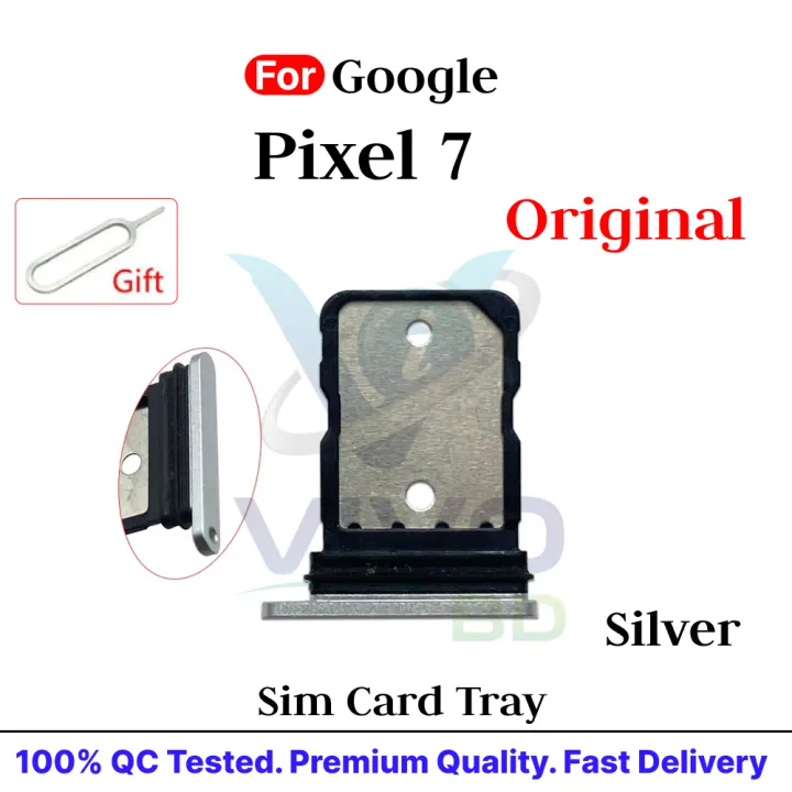 For%20Google%20Pixel%207%20SIM%20Card%20Tray%20Holder%20with%20Sim%20Ejector%20Pin%20Replacement%20Parts%20-%20Image%202