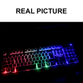 Rgb Keyboard Backlit Gaming Keyboard Twolf T20 Rgb Lighting - Illuminate Your Gaming Setup With Vibrant Colors.