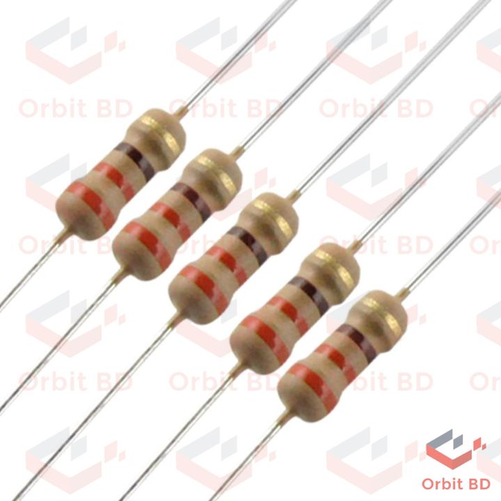 100Pcs%203.3K%20Resistor%203.3K%20Ohm%20Carbon%20Film%20Resistor%203.3K%201/4W%20Resistance%200.25%20Watt%205%25%20Tolerance%20Fixed%20Resistors%20-%20Image%203