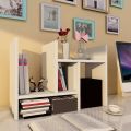 Multipurpose Table Top Rack Tabletop Book Rack Adjustable Wood Display Desk Shelf Desktop Shelf Counter Organise minghao. 