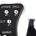 Baseball Umpire Indicator, 4 Wheel Baseball Umpire , Gear Baseball Counter Outs Innings Balls and Strike Baseball Scoring Device. 