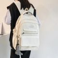 Trendy Women Backpack Nylon Female Harajuku School Bag College Book Lady Travel Backpack Kawaii Fashion Girl Bag Men Student New.
