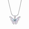 Trendy luxury fashionable butterfly necklace for women.