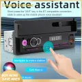Enigma- Universal Music Player Universal Bluetooth Car Music Player with Hands-free Calls Phone Holder Fm Player with App Control Location Function. 