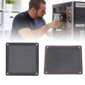Computer Case Filter Grill Magnetic PC Fan Dust Filter Easy Install Sturdy PVC 10pcs Black with Magnet Frame for PC Case Fan.