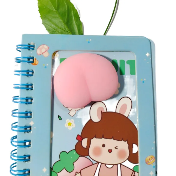 IR%20Stationeries%20graphic%20spiral%20mini%20pad%20with%20ruling%2065%20pages%20and%20peach%20silicon%20toy%20-%20Image%203