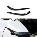 Car Carbon Fiber Side Rearview Mirror Trim Exterior Mirror Stickers for Honda 10Th Gen Civic 2016-2020. 