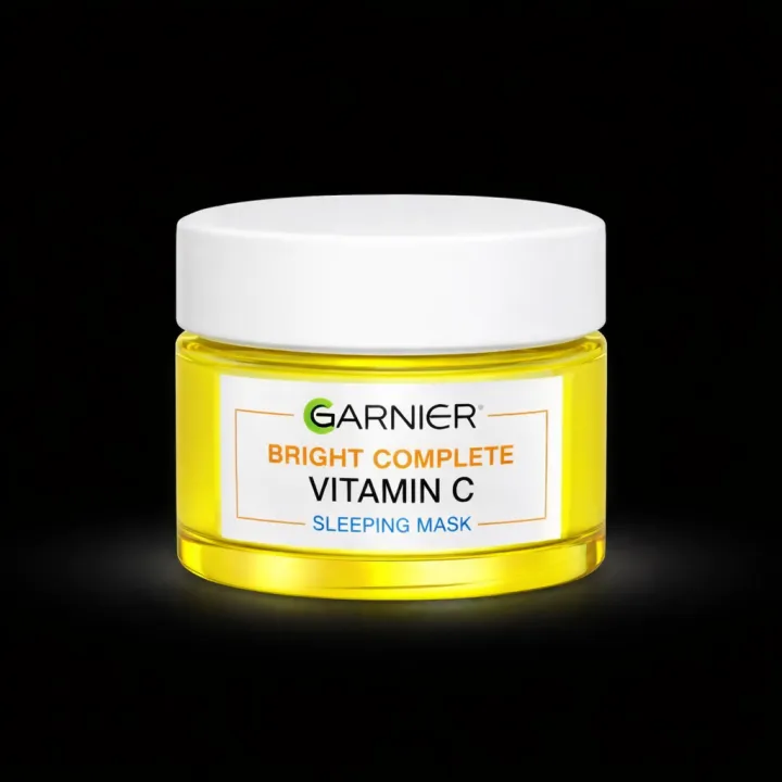 Garnier%20Bright%20Complete%20Vitamin%20C%20Sleeping%20Mask%20Night%20Cream%20%7C%20Brightening%20Face%20Mask%20%7C%20Dark%20Spot%20Removal%20%7C%20Hydrating%20Overnight%20Glow%20Cream%2050ml%20-%20Image%203
