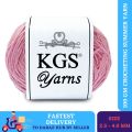 KGS Summer Yarn | 100 gm Crocheting Summer Yarn | Medium Thickness Hook Size 2.5 - 4.0 mm | Soft and Comfortable Yarn. 