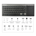 JOMAA 2.4G+Bluetooth Keyboard with Touchpad Mouse Numberic Pad Wireless Keypoard for iPad Tablet Smart TV Computer.