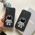 New Phone Case For Realme C65 Cover Astronaut Bracket Smooth Soft Silicone Anti Collision For Realme C65 4G Case. 