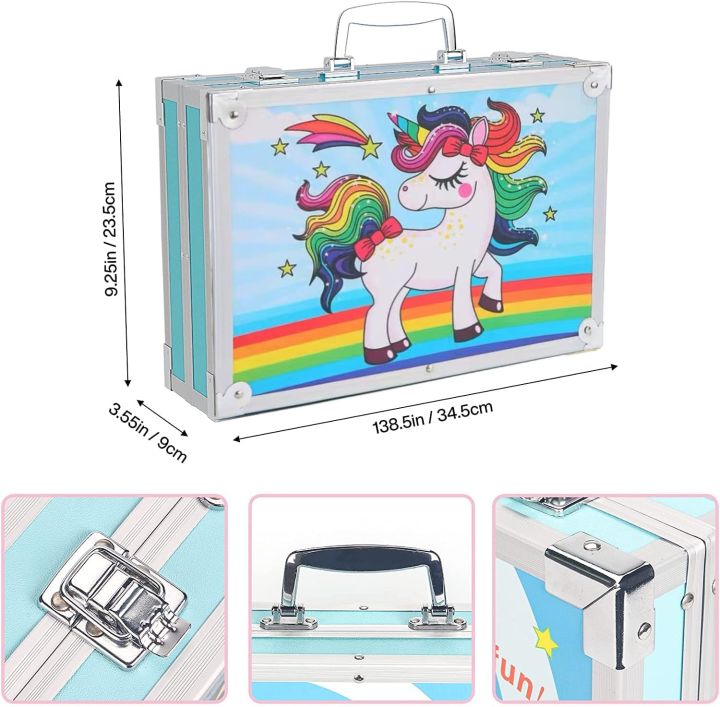 Art%20Set%20145pcs,%20Art%20Supplies%20Set,%20Drawing%20Supplies%20with%20Portable%20Aluminum%20Case%20Art%20Kit,%20Great%20Gift%20Artists%20Drawing%20Set%20for%20Kids,%20Teens,%20Boys,%20Girls,%20Beginner%20and%20Artists%20(Unicorn-Blue)%20-%20Image%205