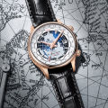 Welly Merck Automatic Mechanical Watches Man Stainless Steel 100M Water Resistant Sapphire Glass Business World Time Watch 8215.