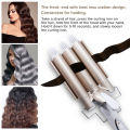 Ubeator -4 Variety Sizes 20mm-28mm Triple Barrels Tong Hair Curling Iron for Mid or Big Deep Wave Water Corrugated-169. 