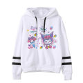 Y2k Sweatshirts Fashion Clothes Vest Kuromi Hoodie Sanrio Kuromi Women Manga Sweatshirt Harajuku Female Hoodies Hoody. 