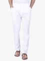 Stylish White Color Narrow Pant Pajama  For Men. 