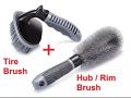 Car tire T shape brush +Car tire washing brush i Shape brush combo pack.. 