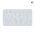 Bee Honeycomb Shape Keychain Silicone Mold DIY Honeycomb Keychain Resin Mold. 