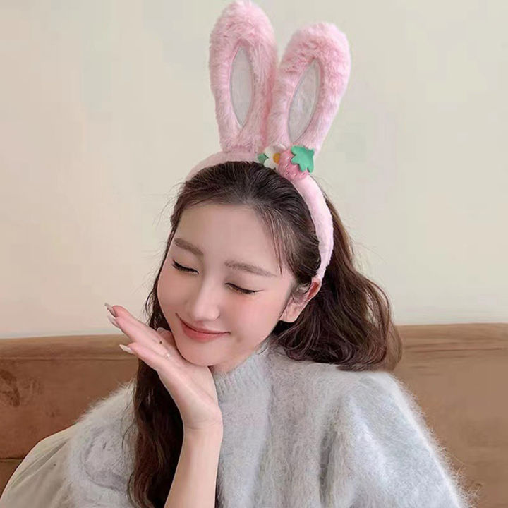 Strawberry%20Sunflower%20Rabbit%20Ear%20Headband%20Hat%20Bunny%20Ear%20Hair%20Band%20Happy%20Easter%20-%20Image%202