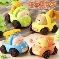 Mini Inertial Engineering Car Toys Cartoon Animal Excavator Construction Trucks Vehicle Model for Baby Boys 6 12 36 Months.