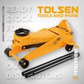 TOLSEN Industrial Hydraulic Trolley Jack Dual Pump (3Tons) Steel Body 65464.