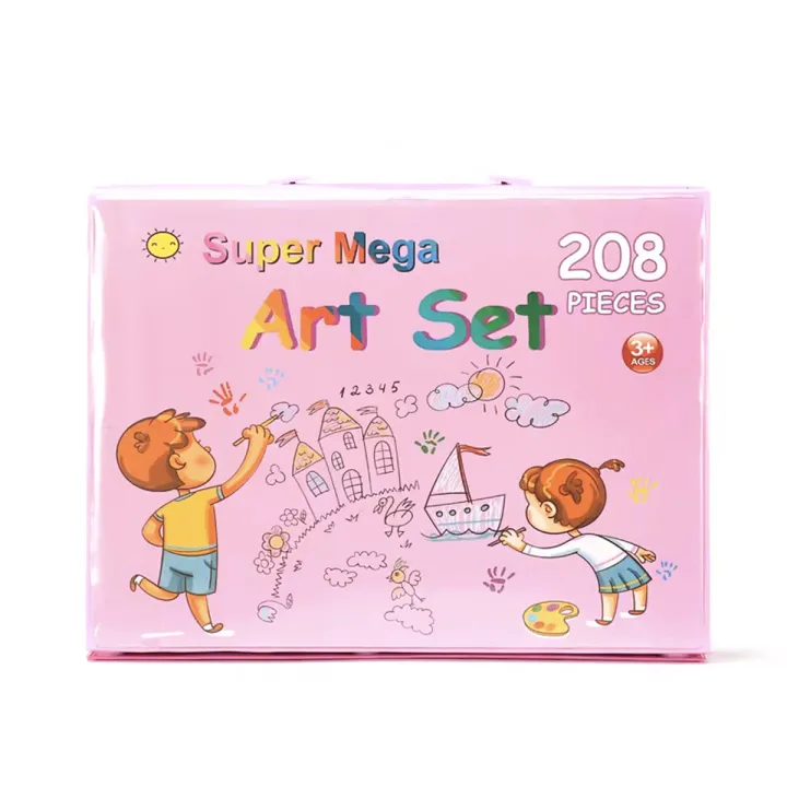 Super%20Mega%20208-Piece%20Kids%20Art%20Set%20with%20Paints,%20Crayons,%20Markers%20-%20High-Quality%20Art%20Supplies%20for%20Drawing%20and%20Painting%20-%20Image%203