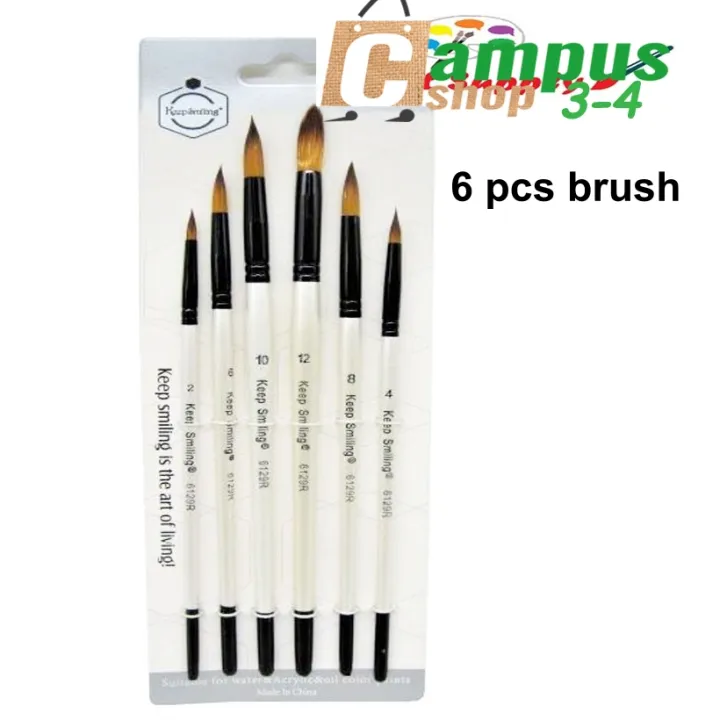 KeepSmiling%20Artist%20Round%20Brush%20set-6pcs%20-%20Image%202