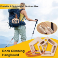 Pull Up Board Hangboard Rock Climbing Finger Strengthener Board Trainer Practice Climbing Tool. 