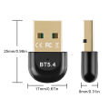 Bluetooth-Compatible 5.4 Adapter Wireless USB Adapter Bluetooth-Compatible Dongle for PC Speaker Wireless Mouse Keyboard Windows. 
