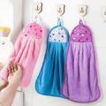 Hanging Hand Towel Smooth Small Size 10x15 Inch - 2 pcs. 