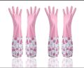 Long Rubber Warm Gloves Kitchen Dish Washing Cleaning Tool Protect Hand Gloves.