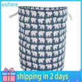 Usihere Laundry Basket Cloth Dirty Clothes Storage Hamper Baskets For Massage Shop Home.