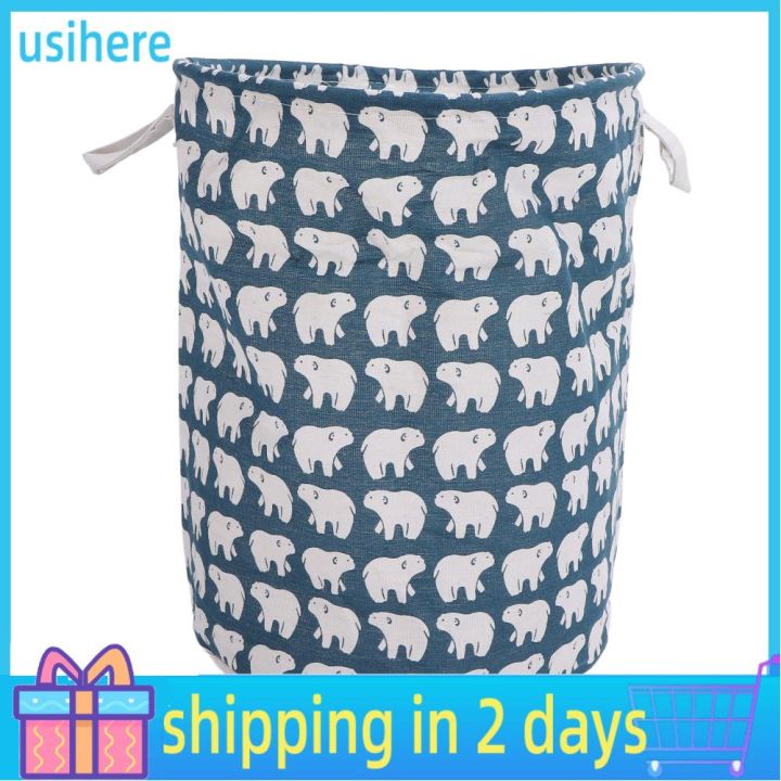 Usihere Laundry Basket Cloth Dirty Clothes Storage Hamper Baskets For Massage Shop Home