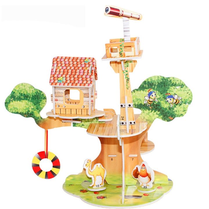 %E3%80%90Serendipity%20party%E3%80%91DIY%20Puzzle%20Jigsaw%20Baby%20toy%20Early%20learning%20Castle%20Construction%20pattern%20gift%20Board%20-%20Image%204