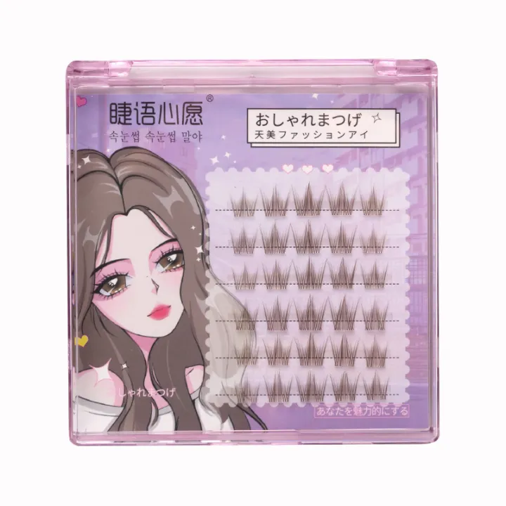 Eyelash%20Wish%20Caramel%20Guppy%20False%20Eyelashes%20Lazy%20Trilogy%20Eyelashes%20Wholesale%20Mixed%20Pack%20Segmented%20Fairy%20Hair%20-%20Image%205