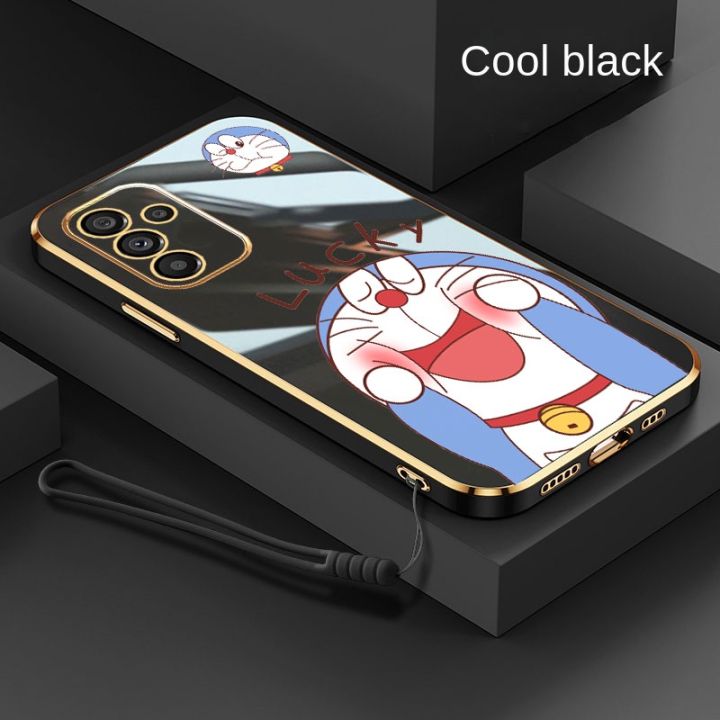 Samsung%20Galaxy%20A25%20A15%205G%20A35%20A55%205G%20Glossy%20Lucky%20Doraemon%20Casing%20Square%20Edges%20Plating%20Back%20TPU%20Soft%20Case%20Cover%20-%20Image%204