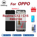 LCD With Frame For OPPO Realme C12 Vision 1 C15 RMX2180 Display Touch Screen Digitizer Assembly Replacement Parts. 
