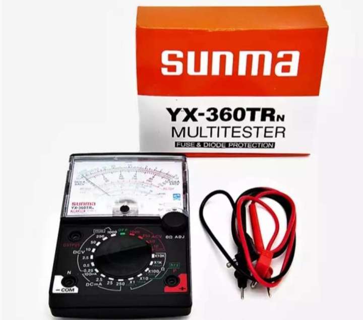 SANWA%20YX%20-%20360%20TR%20Analog%20Multimeter,%20Box%20With%20Manual%20AC/DC%20/%20AVO(Amp%20Volt%20Ohm)%20meter%20-%20Reliable%20Analog%20Multimeter%20for%20Electrical%20Measurements%20-%20Image%202