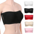 GLAMORAS Women's Nylon, Spandex non-Padded Wireless Full Coverage, Tube bra.