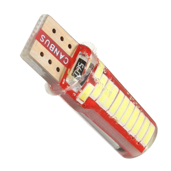 24 Motors LED SMD T10 W5W Waterproof 4104 Car Wedge Side Bulb Lamp ...