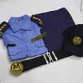 Security Guard Uniform Full Set - security Guard dress cotton- Guard Sky Blue shirt Pant dress full set including Belt-Cap- Bach-Epaulet -logo. 