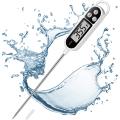 Digital LCD Cooking Food Meat Probe Kitchen BQB Thermometer Temperature Test Pen - Instant Read,Plastic, pack of 1.
